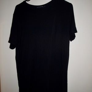 BRANDY MELVILLE BLACK T-SHIRT DRESS